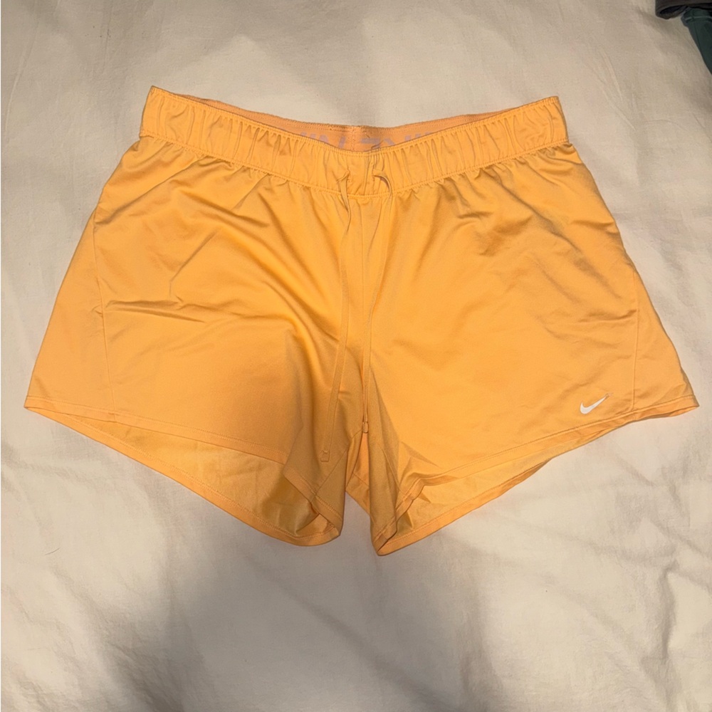 Nike Women's Bright Orange Athletic Shorts
